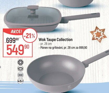 Pánev Wok Taupe Collection Berlinger Haus