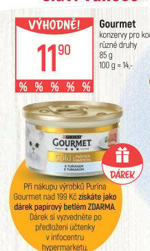 Paštika pro kočky Gold Gourmet Purina