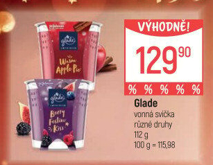 Svíčky vonné Glade by Brise