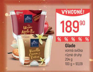 Svíčky vonné Glade by Brise