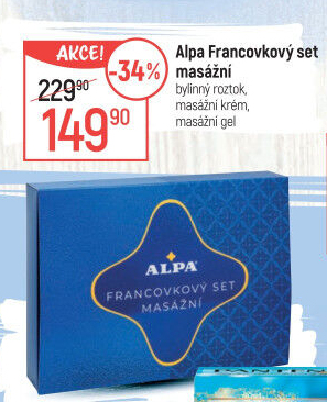 Dárková kazeta Francovkový set Alpa