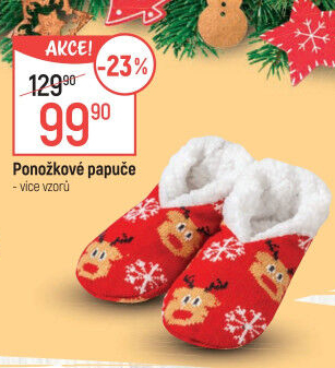 Ponožkové papuče Prego