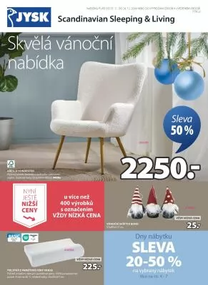 akční leták Jysk 25.11.2024-24.12.2024