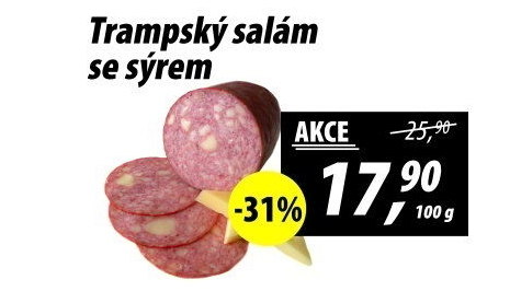 Salám trampský se sýrem