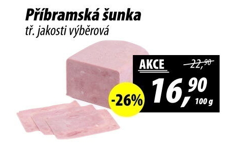 Šunka výběrová příbramská