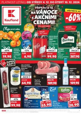 akční leták Kaufland 4.12.2024-10.12.2024