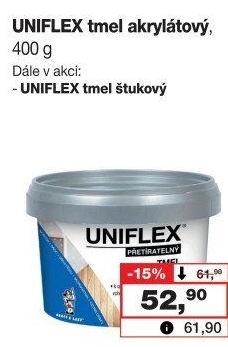Akrylátový tmel Uniflex