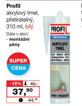 Akrylový tmel Profil
