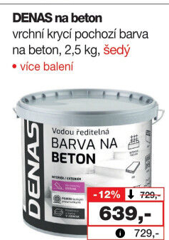 Barva na beton Denas