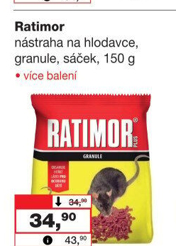Granule proti hlodavcům Ratimor