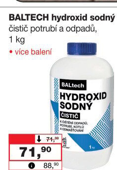 Hydroxid sodný Baltech