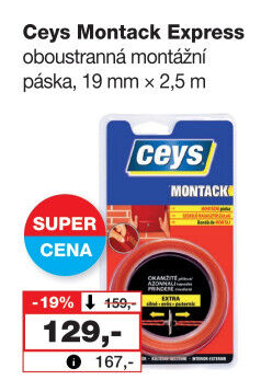 Lepicí páska Montack Express Ceys