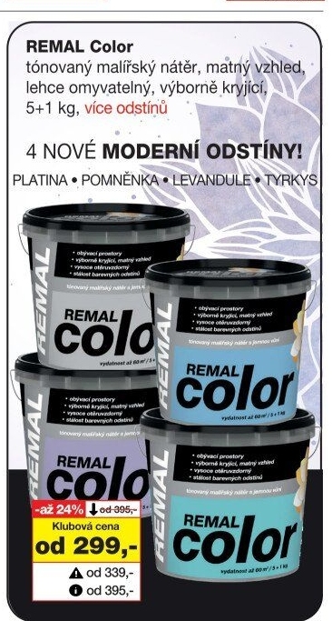Malířský nátěr Color Remal