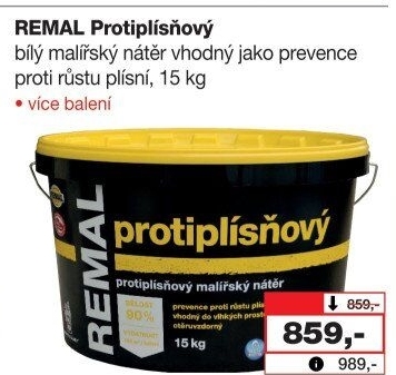 Malířský protiplísňový nátěr Remal