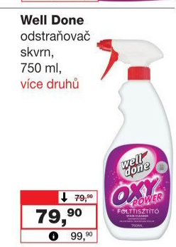 Odmašťovač Well Done