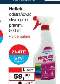 Odstraňovač skvrn ve spreji Neflek Madel