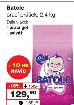 Prací prášek Batole Qalt