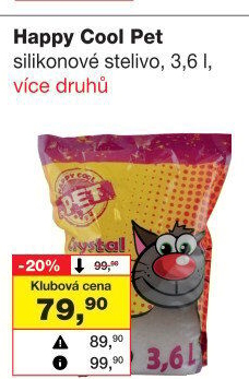 Stelivo pro kočky silikátové Happy Cool Pet