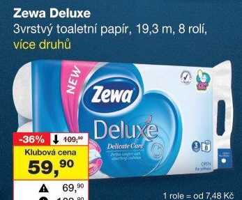 Toaletní papír 3vrstvý Deluxe Zewa