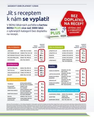 akční leták BENU Lékárna 1.12.2024-31.12.2024