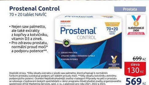 Doplněk stravy Control Prostenal Walmark