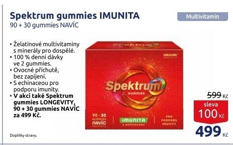 Doplněk stravy Gummies Imunita Spektrum Walmark
