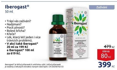 Kapky na zažívání Iberogast Bayer