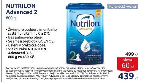 Kojenecká výživa Nutrilon Advanced