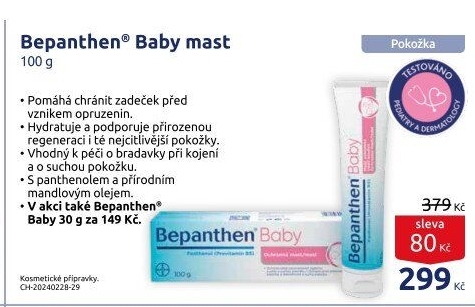 Mast proti opruzeninám Baby Bepanthen