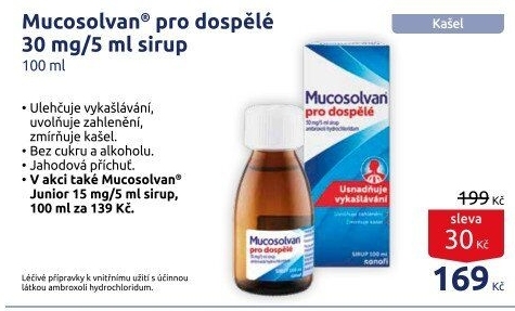 Sirup proti kašli Mucosolvan