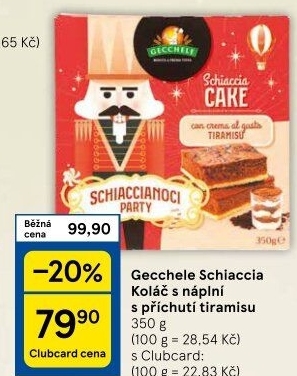 Koláč Gecchele Schiaccia