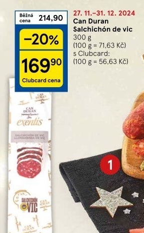 Salám salchion de VIC Exentis Can Duran