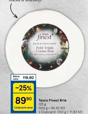 Sýr Brie Tesco Finest
