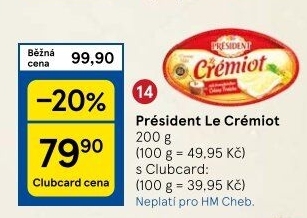 Sýr Le Crémiot Président