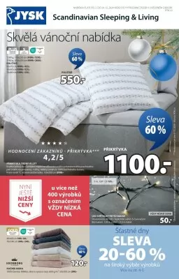 akční leták Jysk 2.12.2024-24.12.2024