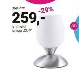 STOLNÍ LAMPA „CUP“