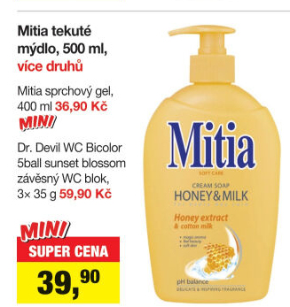 Sprchový gel Mitia