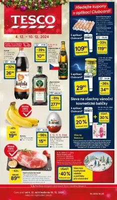 akční leták Tesco 4.12.2024-10.12.2024