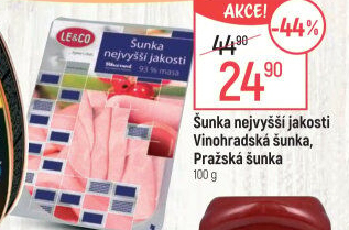 Šunka nejvyšší jakosti LE&amp