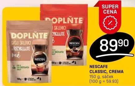 Instantní káva Nescafé Classic