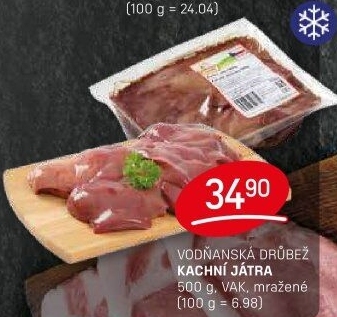 Kachní játra mražená Vodňanská kachna