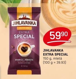 Mletá káva extra speciál Jihlavanka