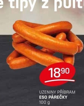 Párky Eso Příbramská uzenina