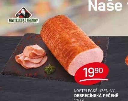Pečeně debrecínská Kostelecké uzeniny