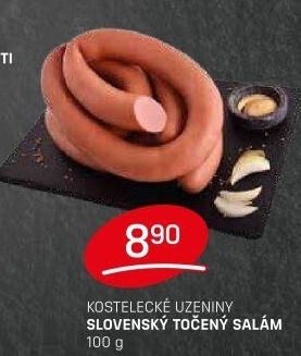 Salám slovenský točený Kostelecké uzeniny