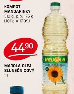 Slunečnicový olej Majola