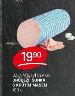 Šunka drůbeží s krůtím masem Sláma