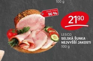 Šunka selská nejvyšší jakosti LE&amp
