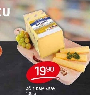 Sýr Eidam Jihočeský 45% Madeta