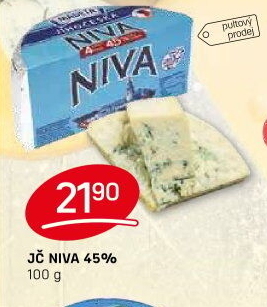 Sýr Niva Jihočeská 45% Madeta